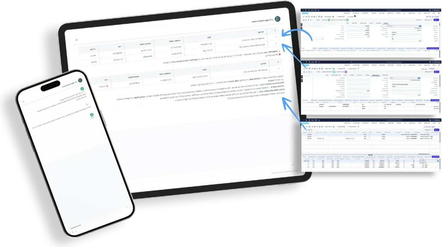LINKX CHAT screen inside a live ERP